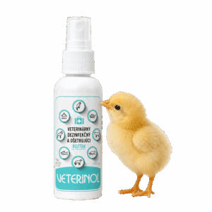 VETERINOL ošetrujúci a dezinfekčný veterinárny roztok, 100 ml sprej