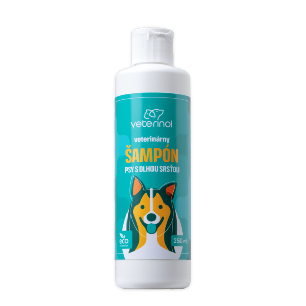 VETERINOL šampón pre psy s dlhou srsťou 250ml